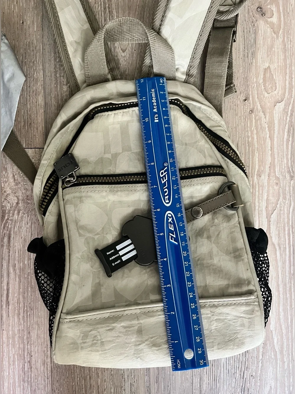TOUS Neli Cubik Beige/Ivory Backpack